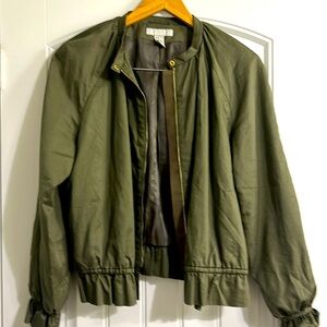 H&M army green lightweight jacket